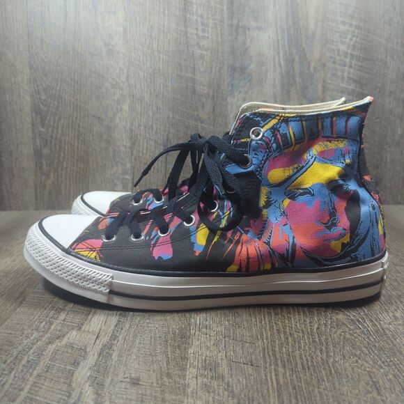 Converse Shoes Mens Size 12 ANDY WARHOL Statue of Liberty New York Sneaker Art - Picture 6 of 14